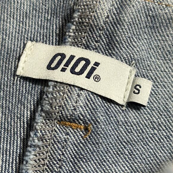 [NEW JEANS] X OIOI sz small layered skirt denim pants OI1C2MPL97BLA OFFICIAL MD - Picture 3 of 16